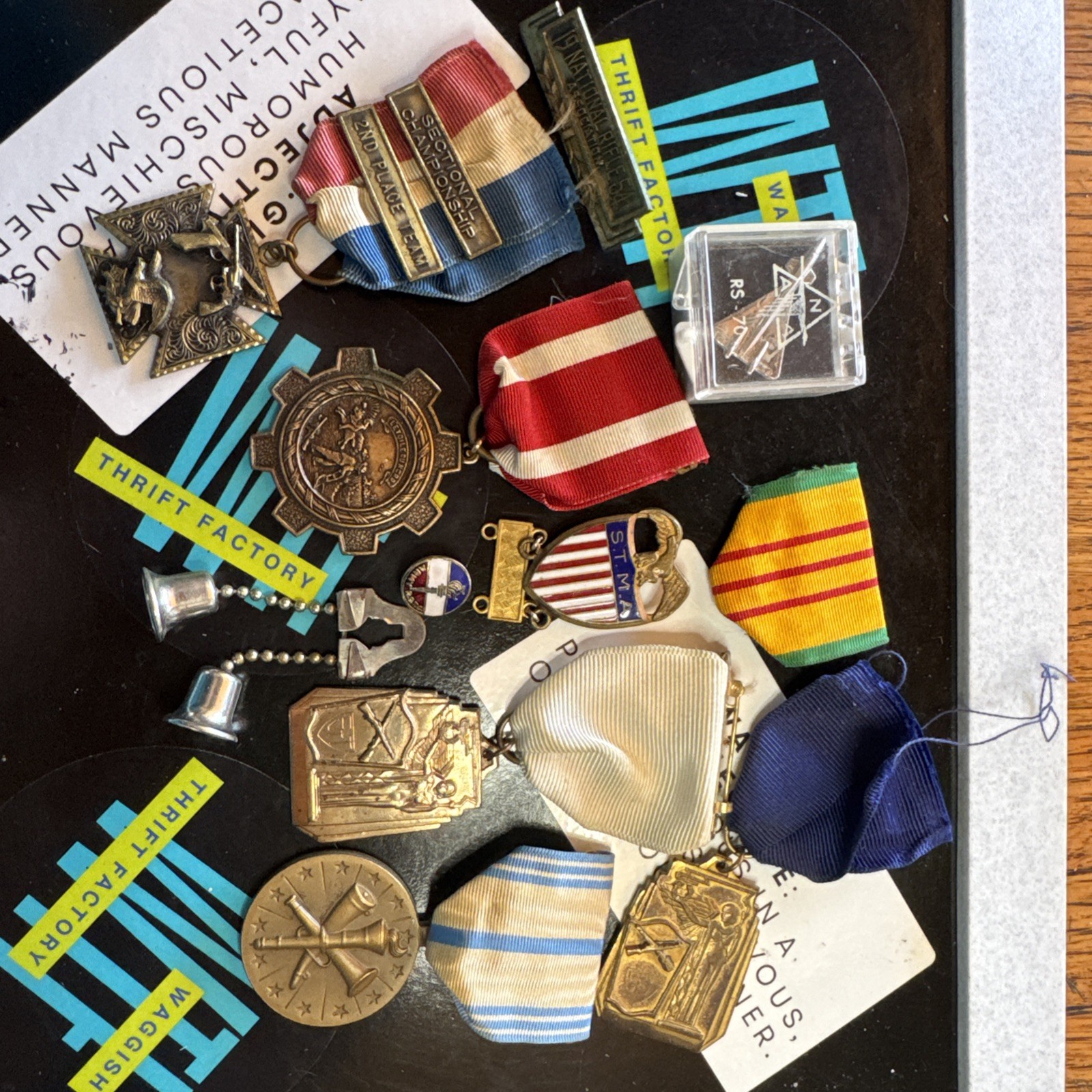 Vintage MILITARY Pins And Medals 1950?S