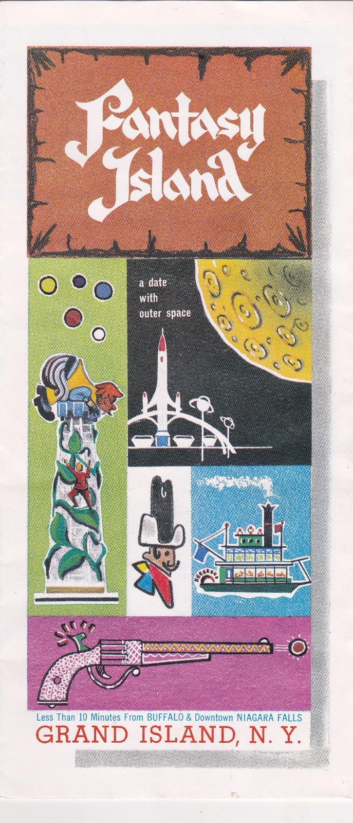 1960's Fantasy Island Theme Park Grand Island New York Brochure