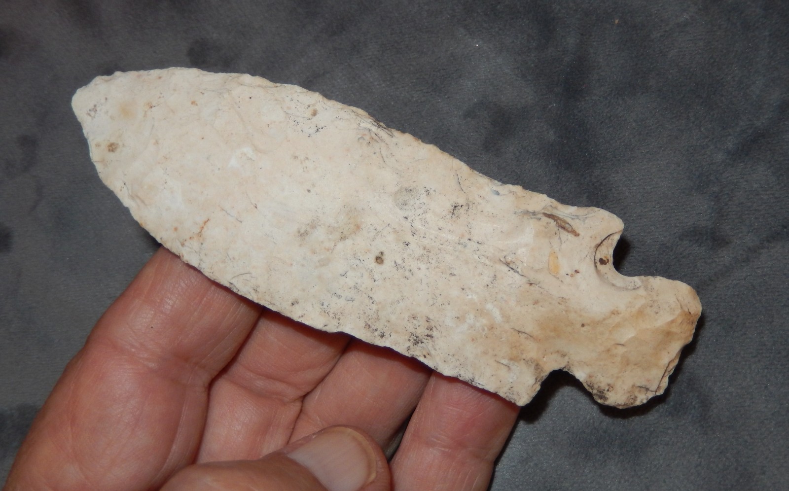 A MISSOURI FOUND AND VERY NICELY SHAPED ETLEY POINT FOR YOUR COLLECTION     N277