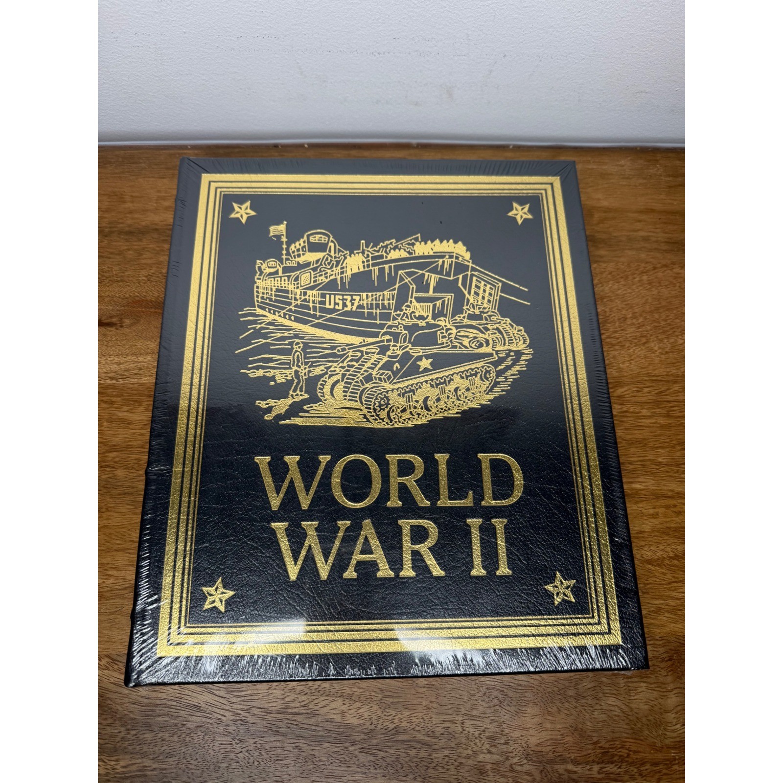 Easton Press World War II Illustrated History Book Large Format Gold Embossed Easton Press World War II Illustrated History Book Large Format Gold Embossed