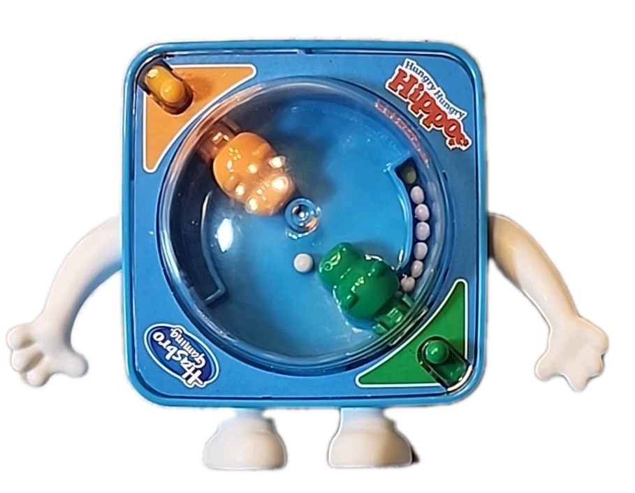 2021 Hasbro Gaming Hungry Hungry Hippos Handheld Mini Travel Game McDonald's