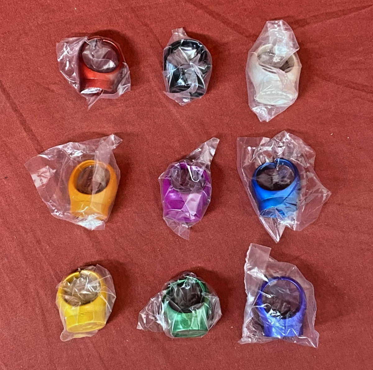 HBO Lanterns | Green Lantern 2009 Promo Set of 9 Power Rings | DC Blackest Night