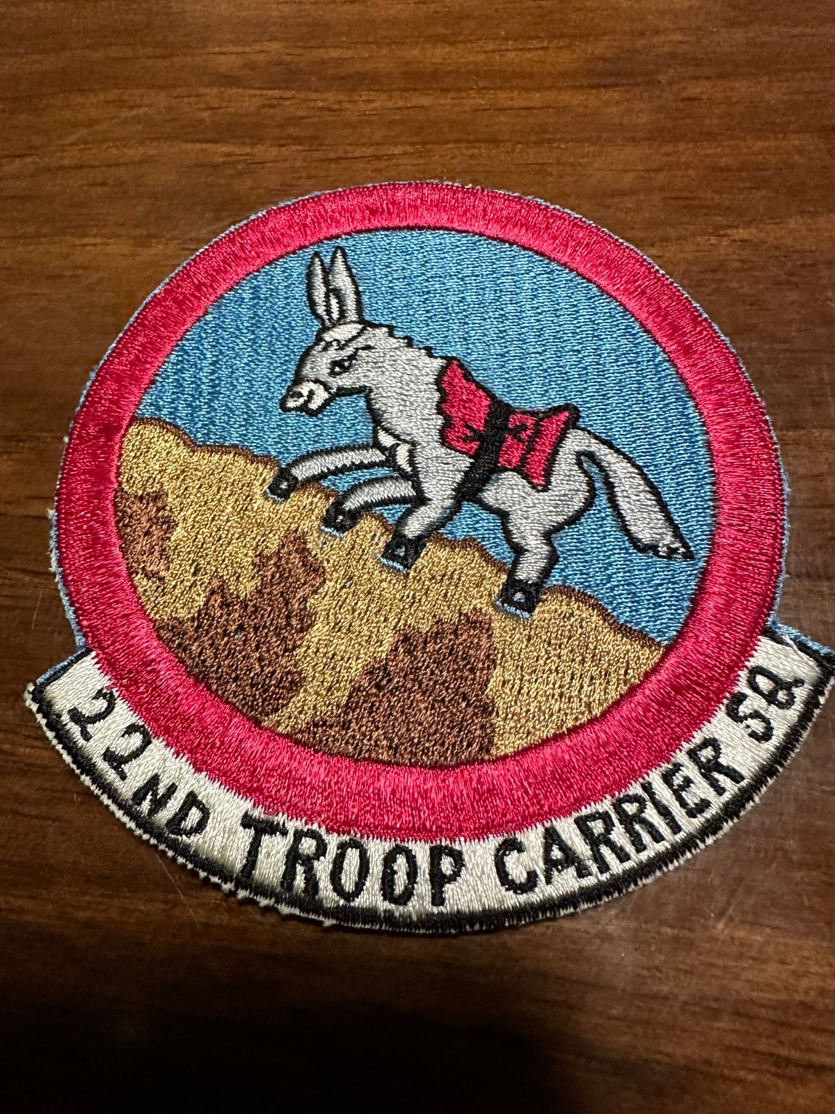 Vintage USAF 22nd Troop Carrier Squadron Patch