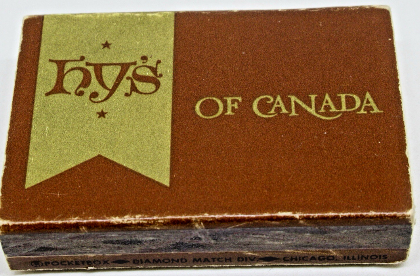 Hy's Of Canada Restaurant Chicago 100 E. Walton  Illinois Matchbox - Matchbook