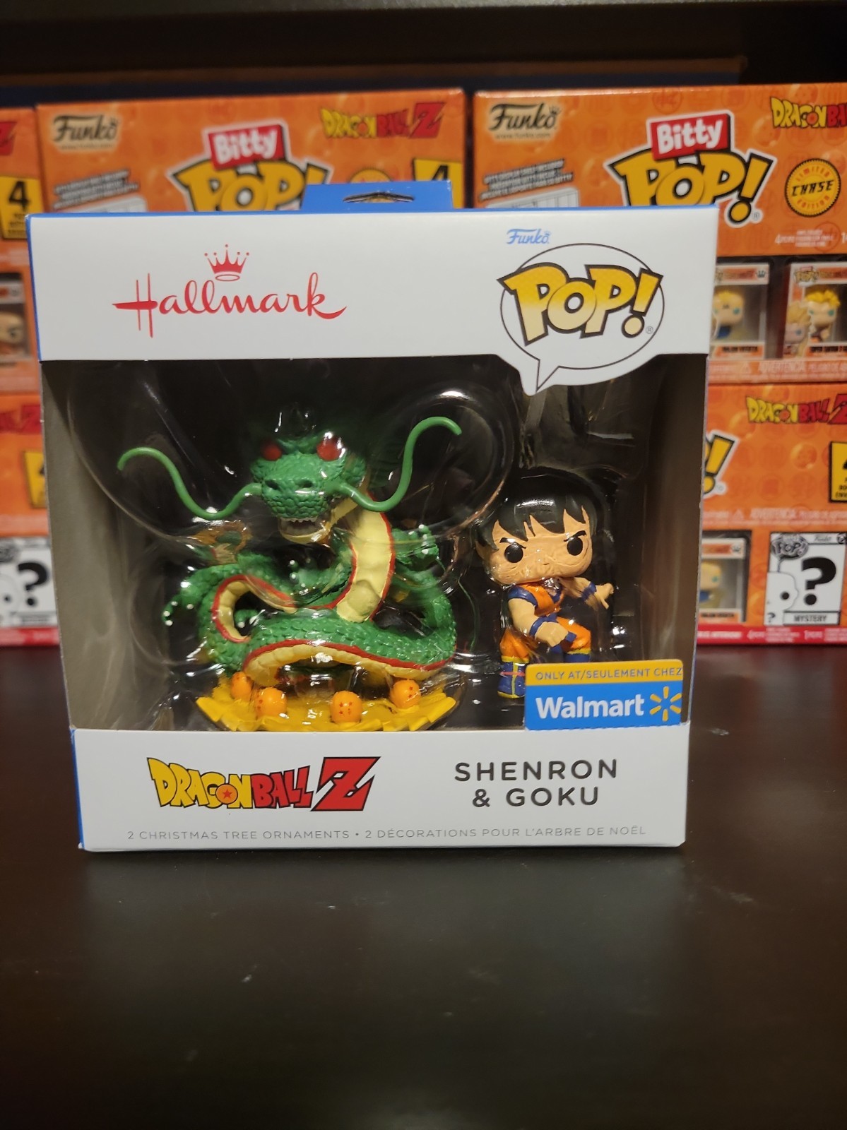 New Funko Dragonball Z Shenron And Goku Christmas Ornament