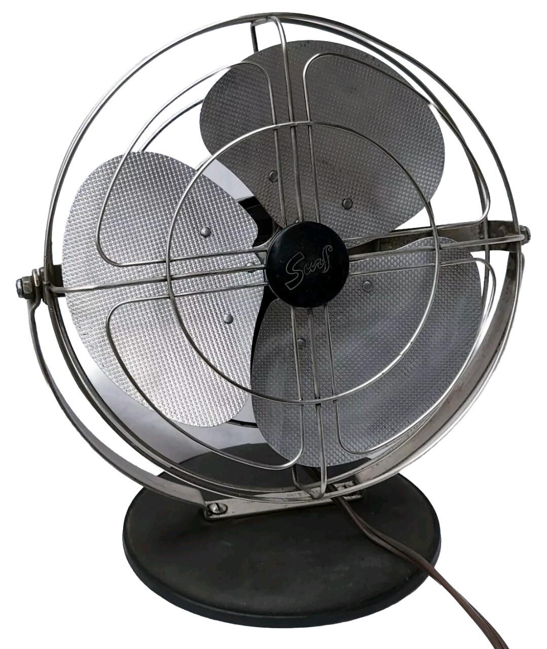 Rare Vtg Mid-Century Modern GM Laboratories Inc. Surf Fan No. 540-2 All Original