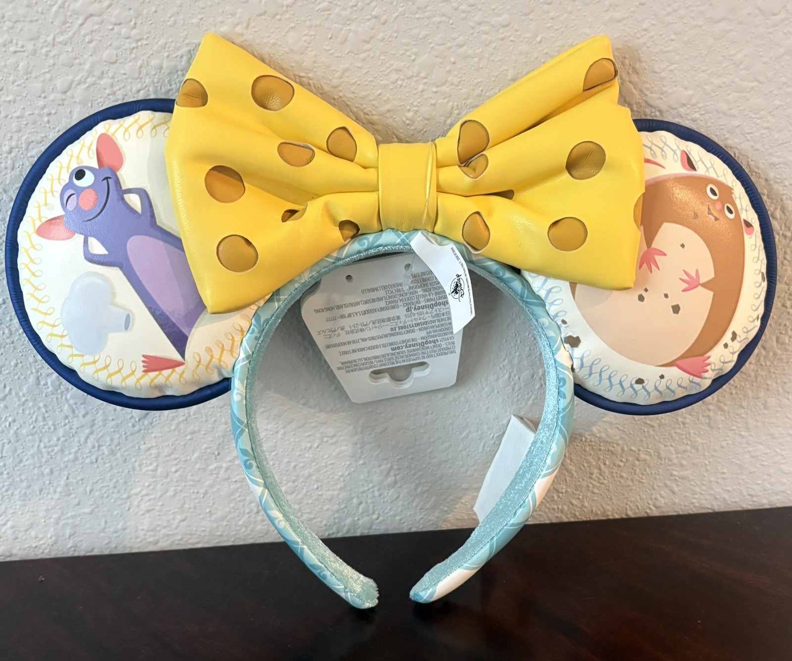 BNWT Disney Parks Ratatouille Chef Remy and Emilee Minnie Mouse Ears Headband