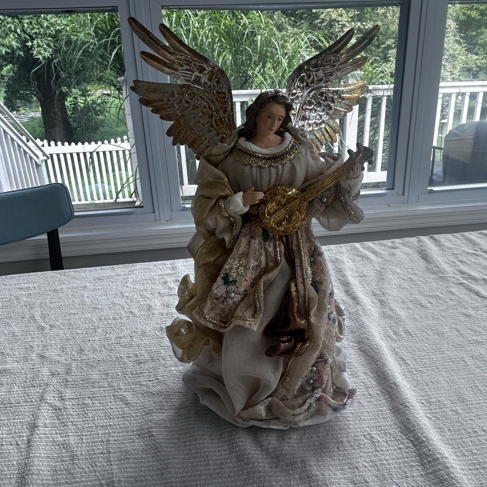 Gumps San Francisco Golden Angel Tree Topper 2025 Gumps San Francisco Golden Angel Tree Topper 2025