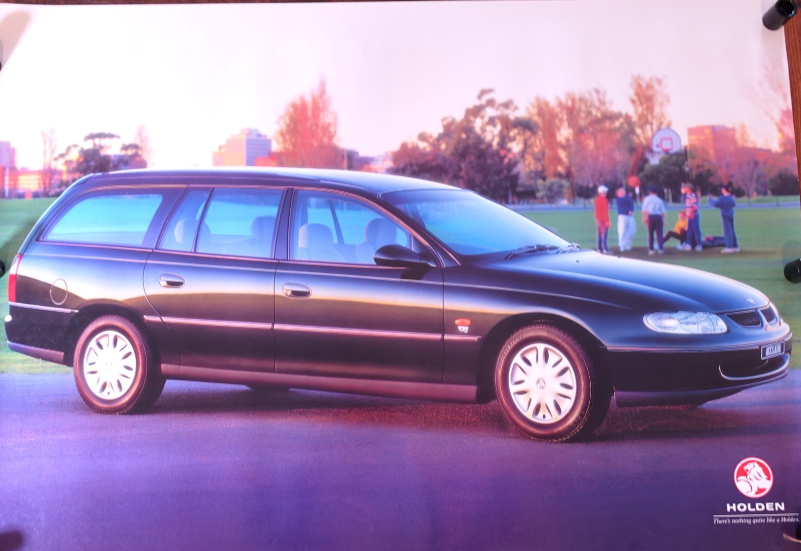 Holden VT Commodore Acclaim Wagon Original Dealer Poster 1990s Large Holden VT Commodore Acclaim Wagon Original Dealer Poster 1990s Large