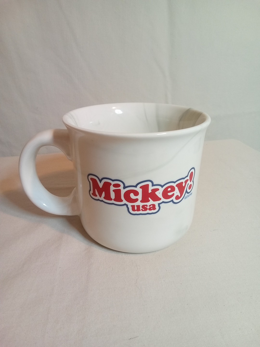 NEW Disney Mickey Americana Marble Mug