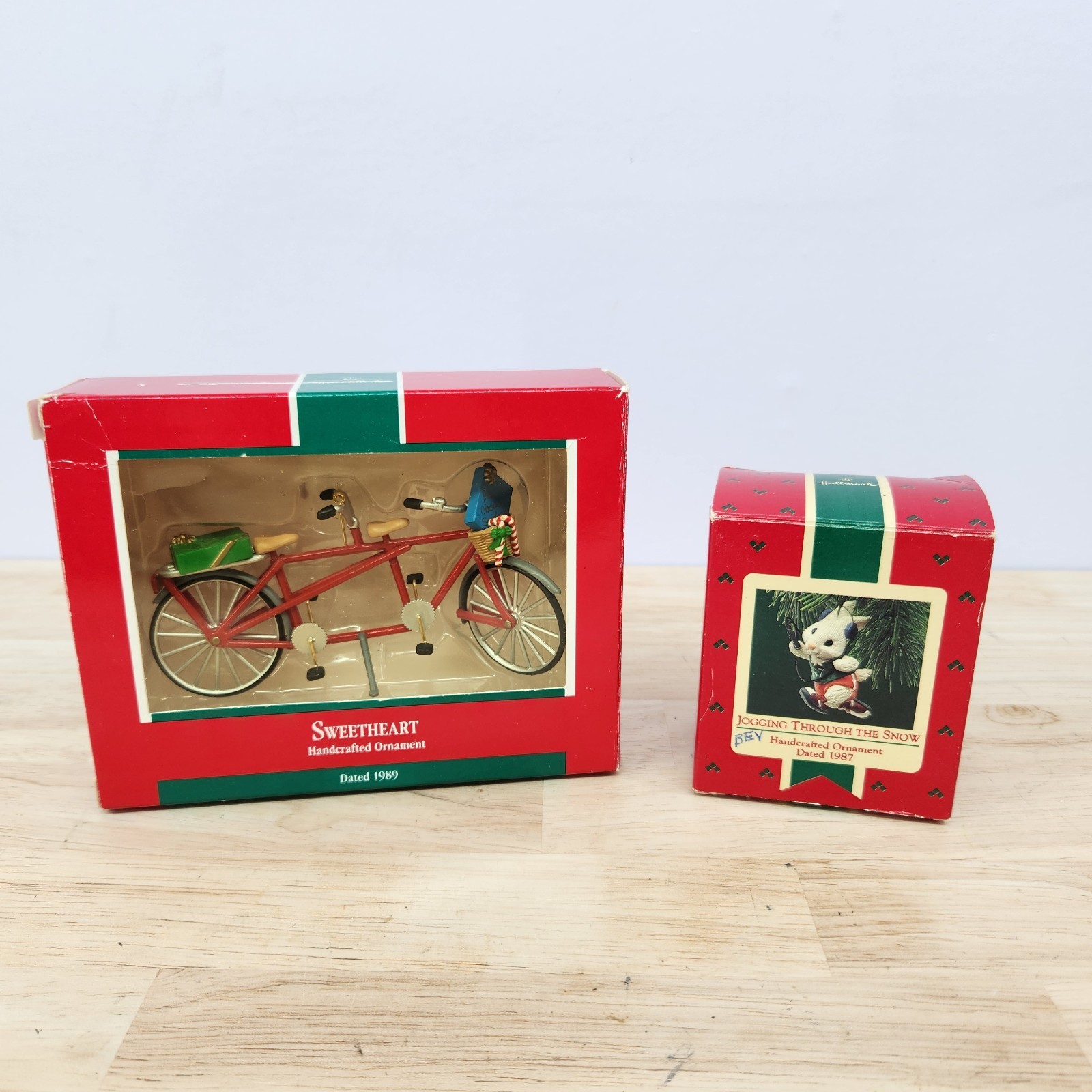 Vintage 1980s Hallmark Keepsake Ornaments Lot of 2