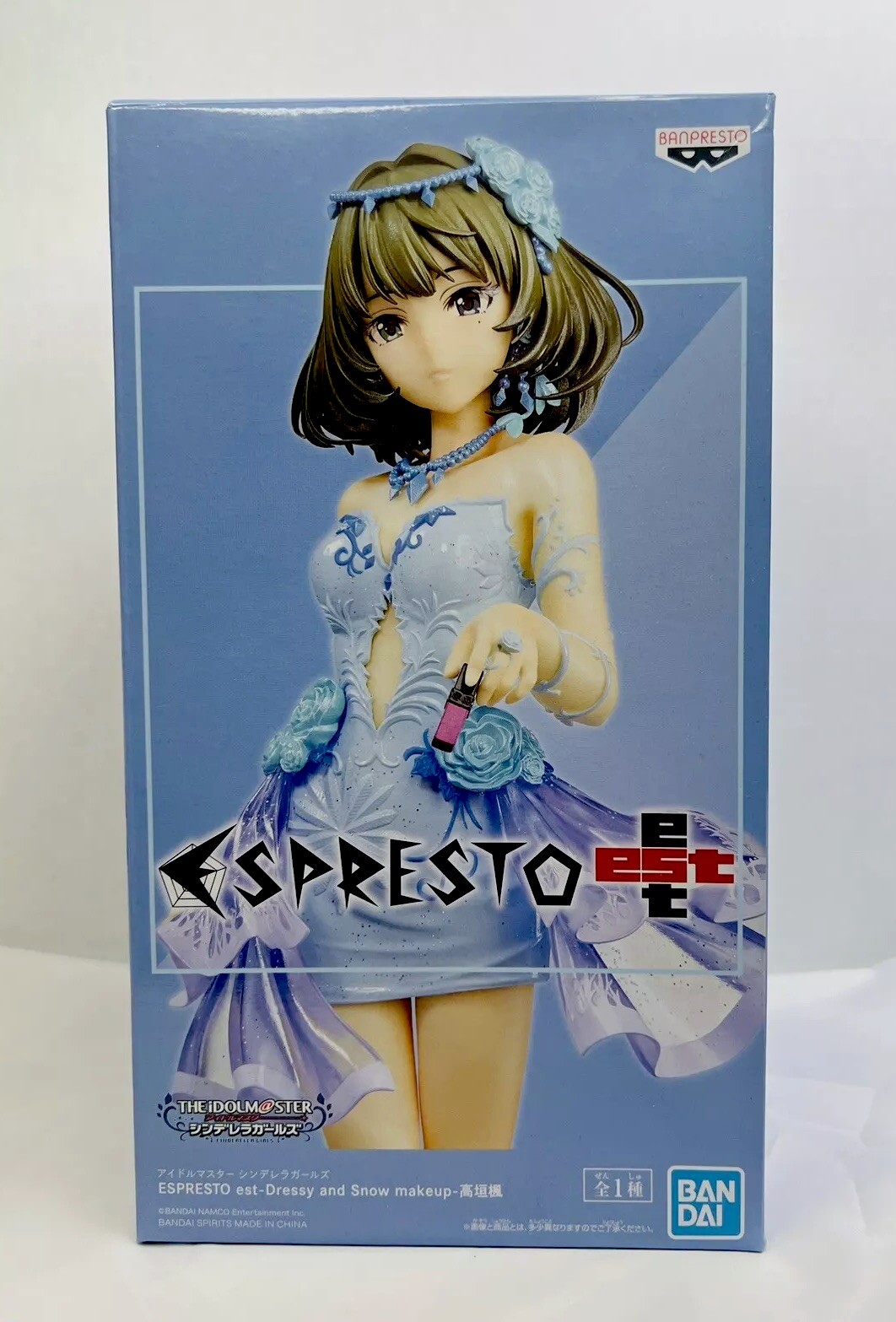 The Idolmaster Kaede Takagaki Dressy Snow Banpresto Bandai Spirits Anime Figure