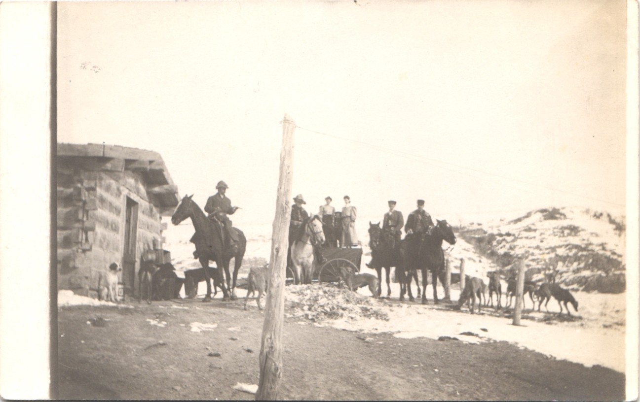 WOLF HUNT c1900 real photo postcard rppc hunters hunting california? WOLF HUNT c1900 real photo postcard rppc hunters hunting california?