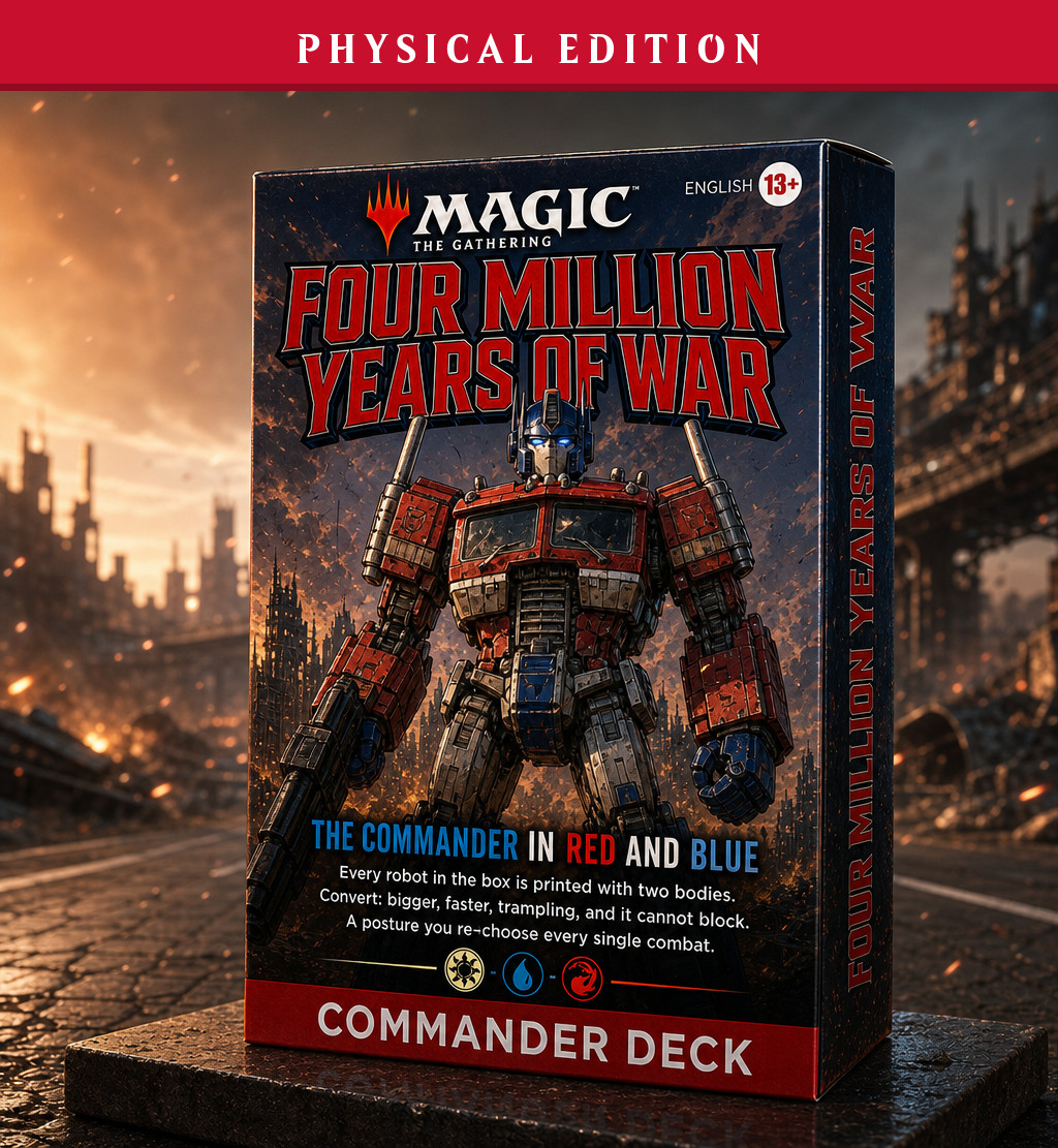 Transformers - Optimus Prime, PRINTED 100 Card Commander Deck, MTG EDH Transformers - Optimus Prime, PRINTED 100 Card Commander Deck, MTG EDH