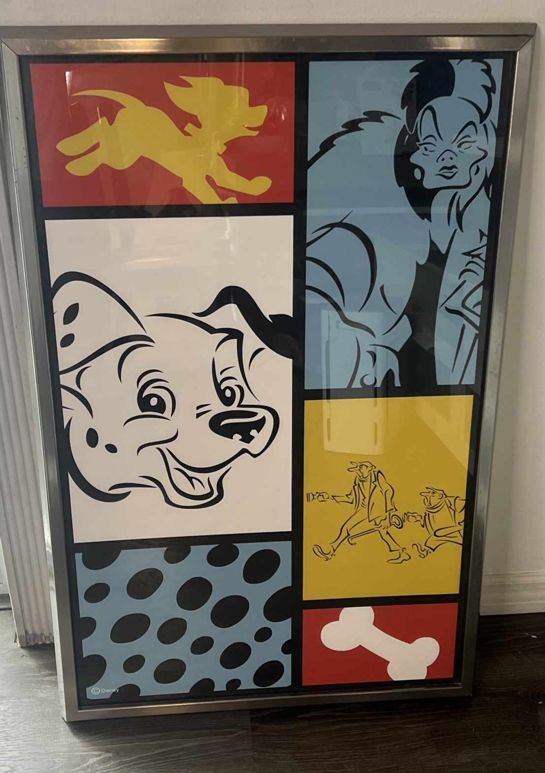 Disney All-Star Movies Resort 101 Dalmatians Room Rehab Artwork Cruella Prop
