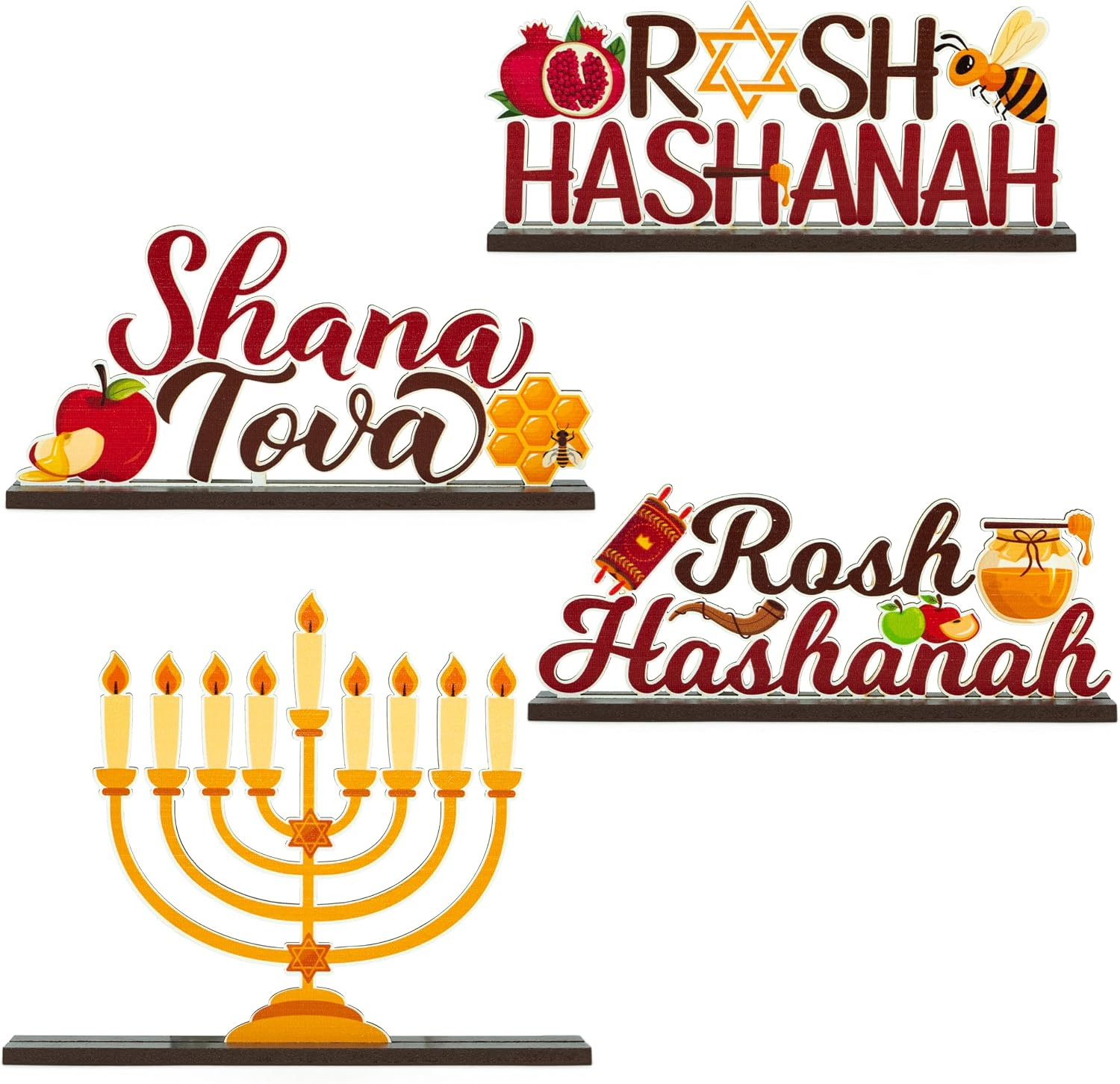Rosh Hashanah Table Centerpiece Rosh Hashanah Wooden Table Toppers Rosh Hashanah Table Centerpiece Rosh Hashanah Wooden Table Toppers