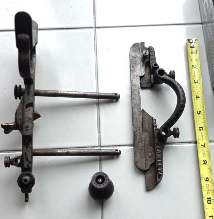 Vintage Stanley No. 46 Combination SKEW Plough Plane Late 1800's?