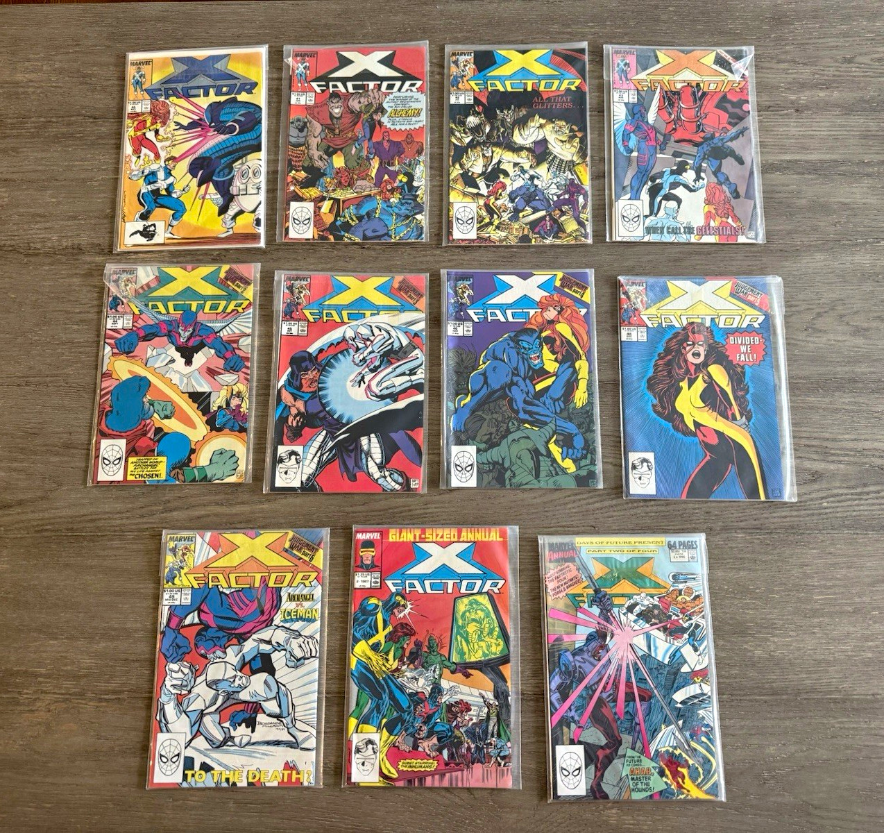 Marvel X-Factor Comic Book Lot — Multiple Issues incl. Annuals