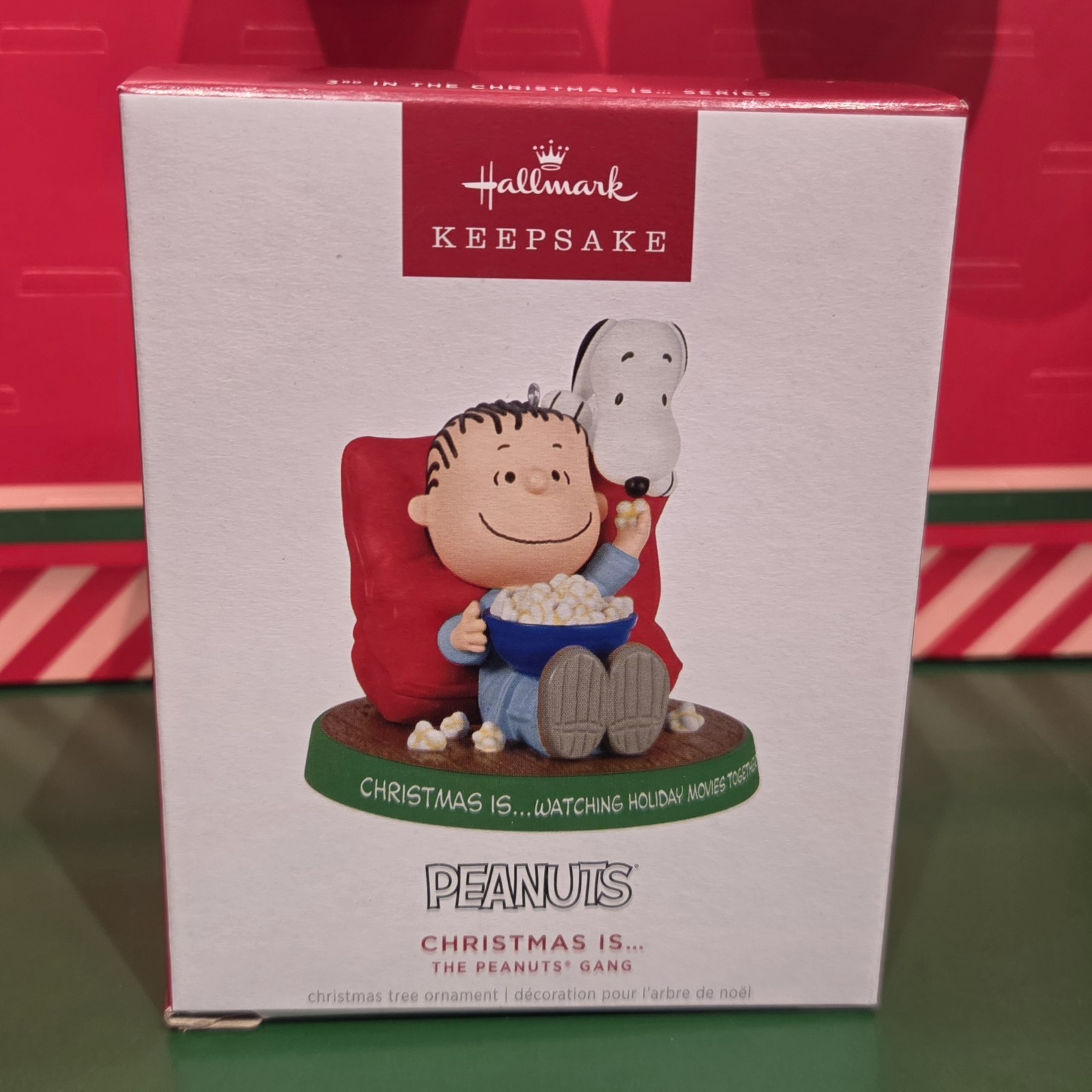 Hallmark CHRISTMAS IS ... Keepsake Ornament 2026 Peanuts Linus Snoopy