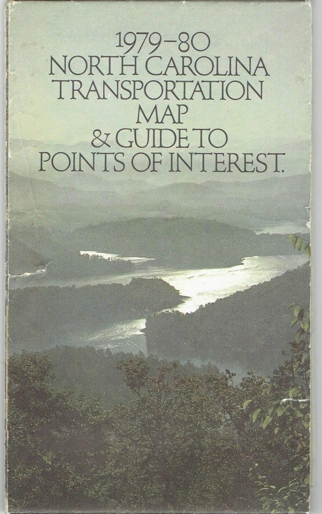 1979-80 North Carolina Transportation Map & Guide to Points of Interest