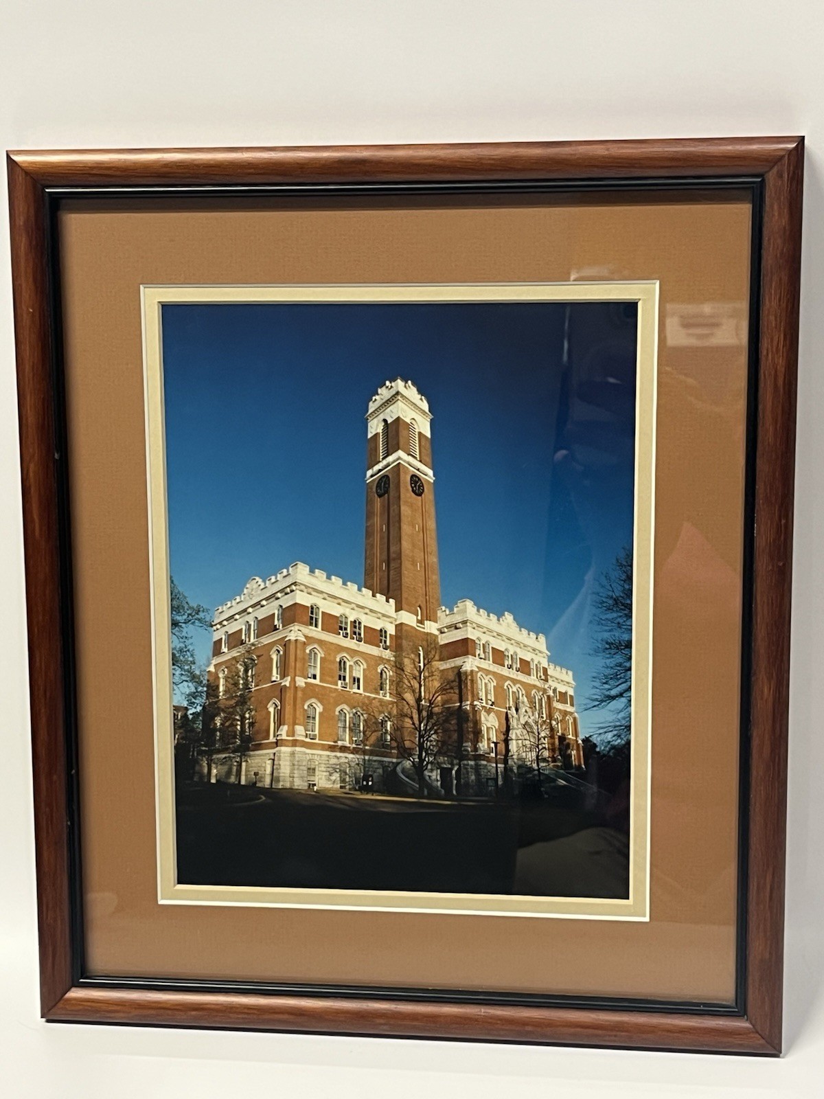 Custom Framed Vintage Vanderbilt University Kirkland Hall Nashville Campus Art