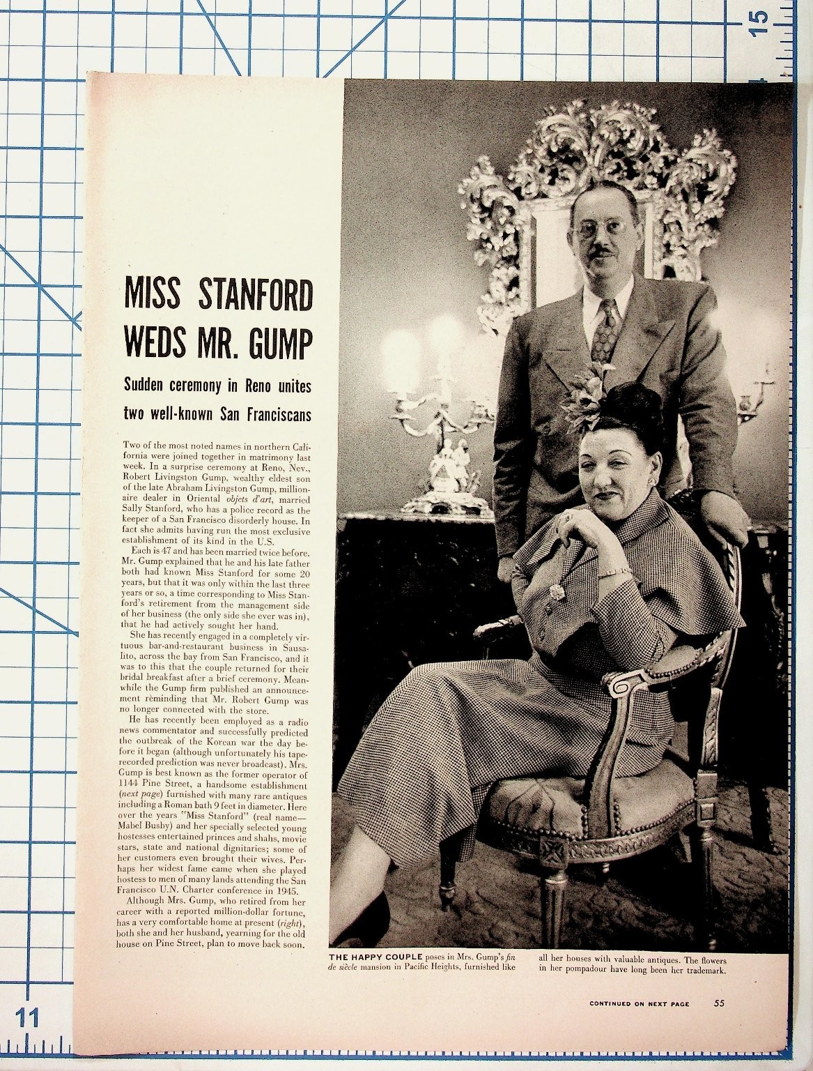 1950s Gump\'s San Francisco Society Wedding Diana Lynn Sylvania Ad Magazine Print 1950s Gump\'s San Francisco Society Wedding Diana Lynn Sylvania Ad Magazine Print
