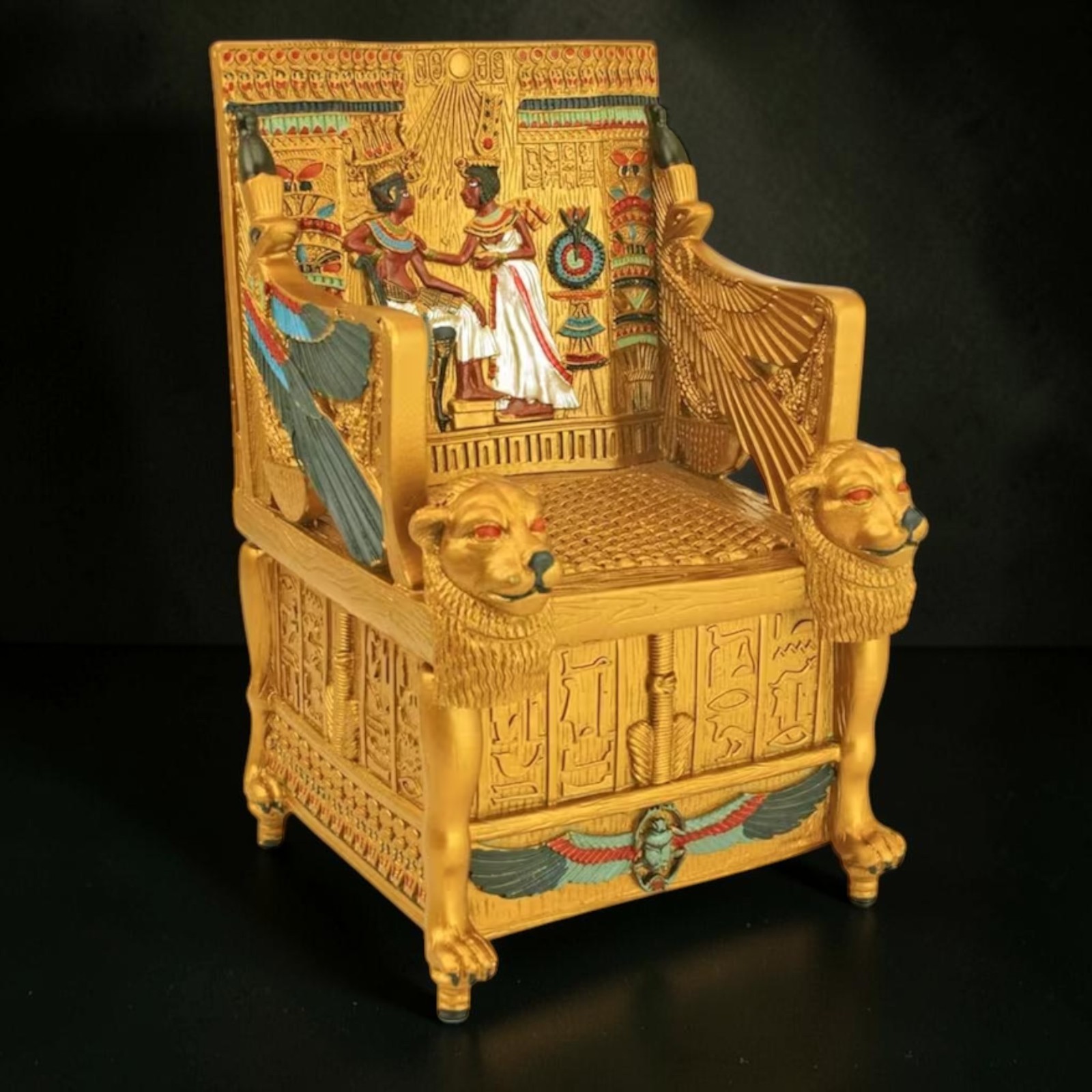 RARE ANCIENT EGYPTIAN ANTIQUITIES Chair Throne Of Pharaonic King Tutankhamun BC