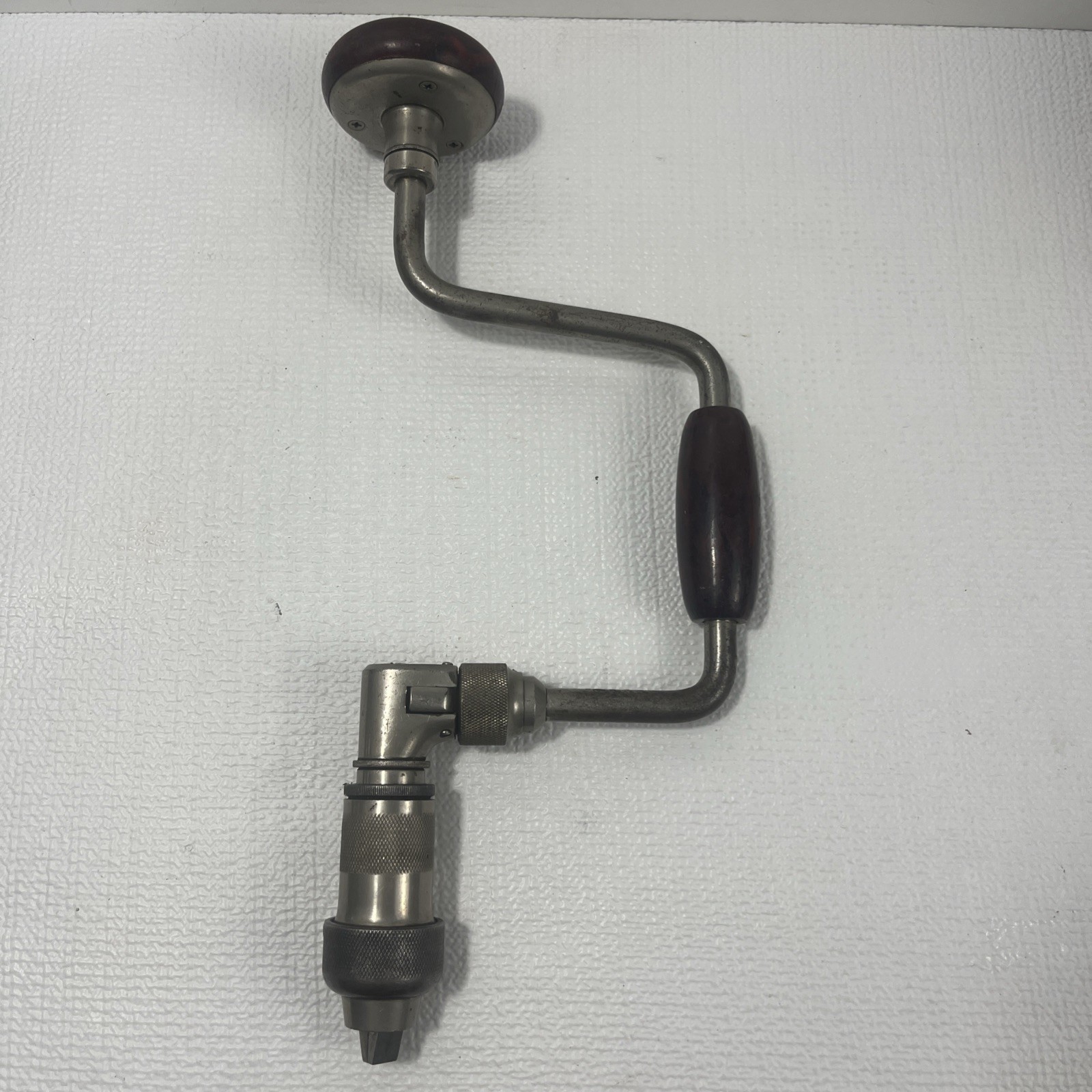 Pexto Samson 8010E 10in Ratcheting Auger Bit Brace Made in USA Vintage Working Pexto Samson 8010E 10in Ratcheting Auger Bit Brace Made in USA Vintage Working