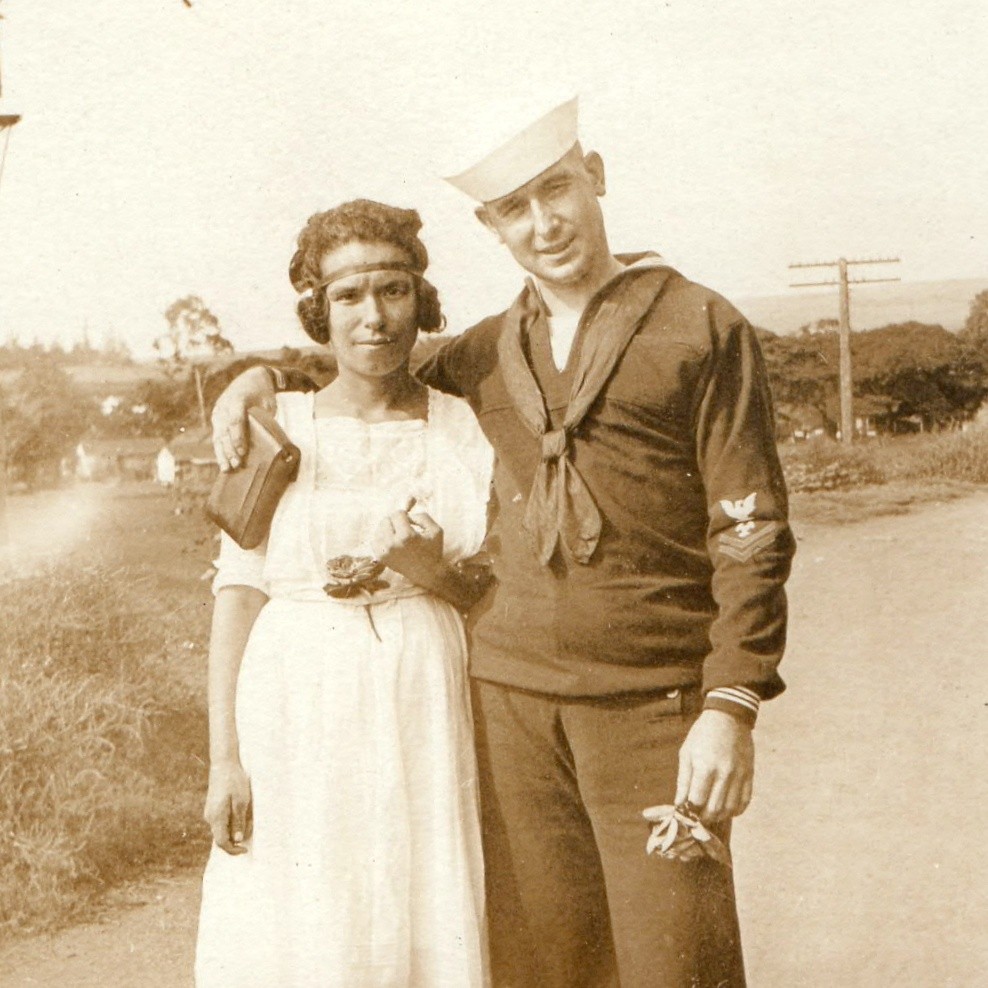 c1920s US Navy Sailor Flapper Woman Snapshot Photo Crackerjack Uniform Headband c1920s US Navy Sailor Flapper Woman Snapshot Photo Crackerjack Uniform Headband