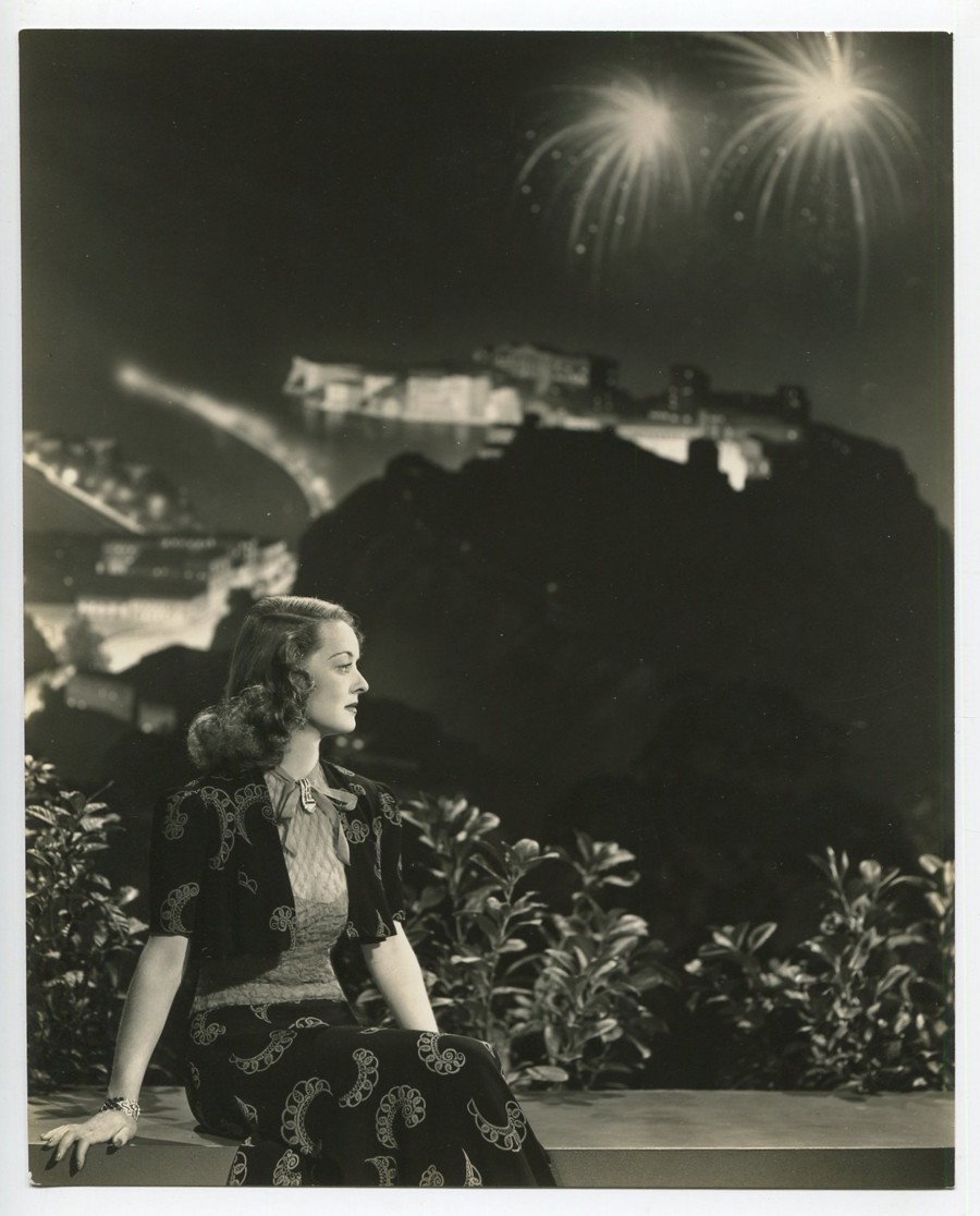 Bette Davis 1932 Elmer Fryer 8x10 Original Glamour Photo w/Stamp Credit J1149
