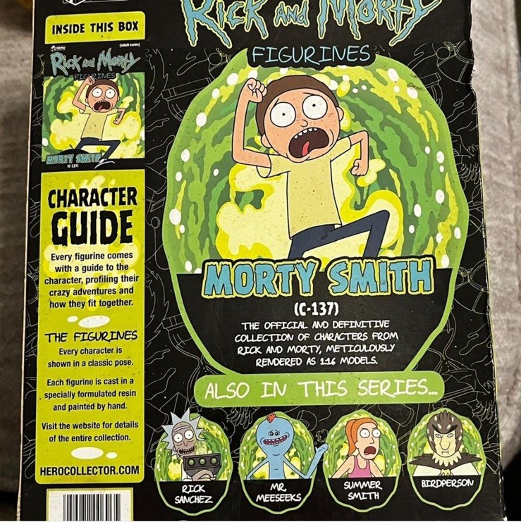 Eaglemoss Rick and Morty Morty Smith Figurine Hero Collector New In Box NIB Eaglemoss Rick and Morty Morty Smith Figurine Hero Collector New In Box NIB