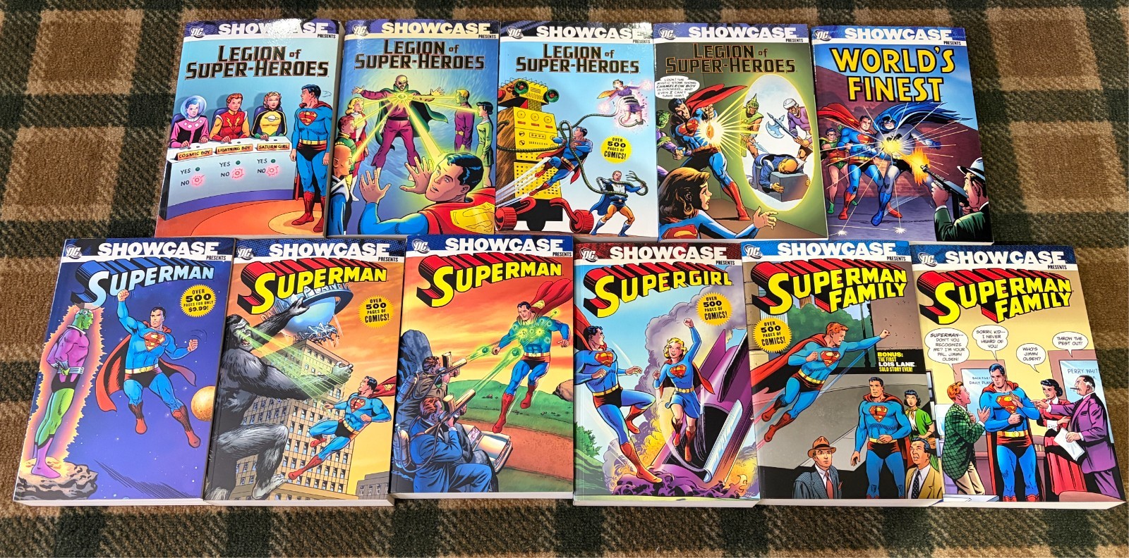 Showcase Presents Lot 11 Superman Legion of Super-Heroes 1-4 Supergirl DC TPB