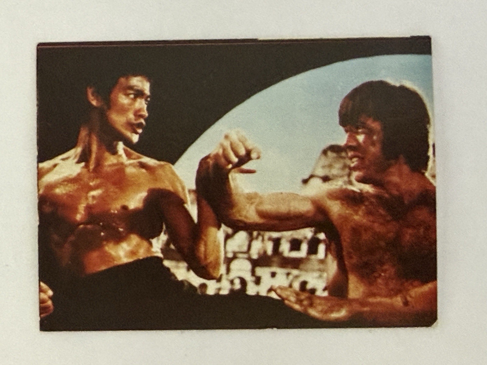 Bruce Lee Chuck Norris 1974 Yamakatsu Japan Way of the Dragon #90 RC *EX - NM*