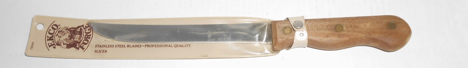 Vintage Ekco Forge USA Stainless Steel Professional Slicer Knife 13\ Vintage Ekco Forge USA Stainless Steel Professional Slicer Knife 13\