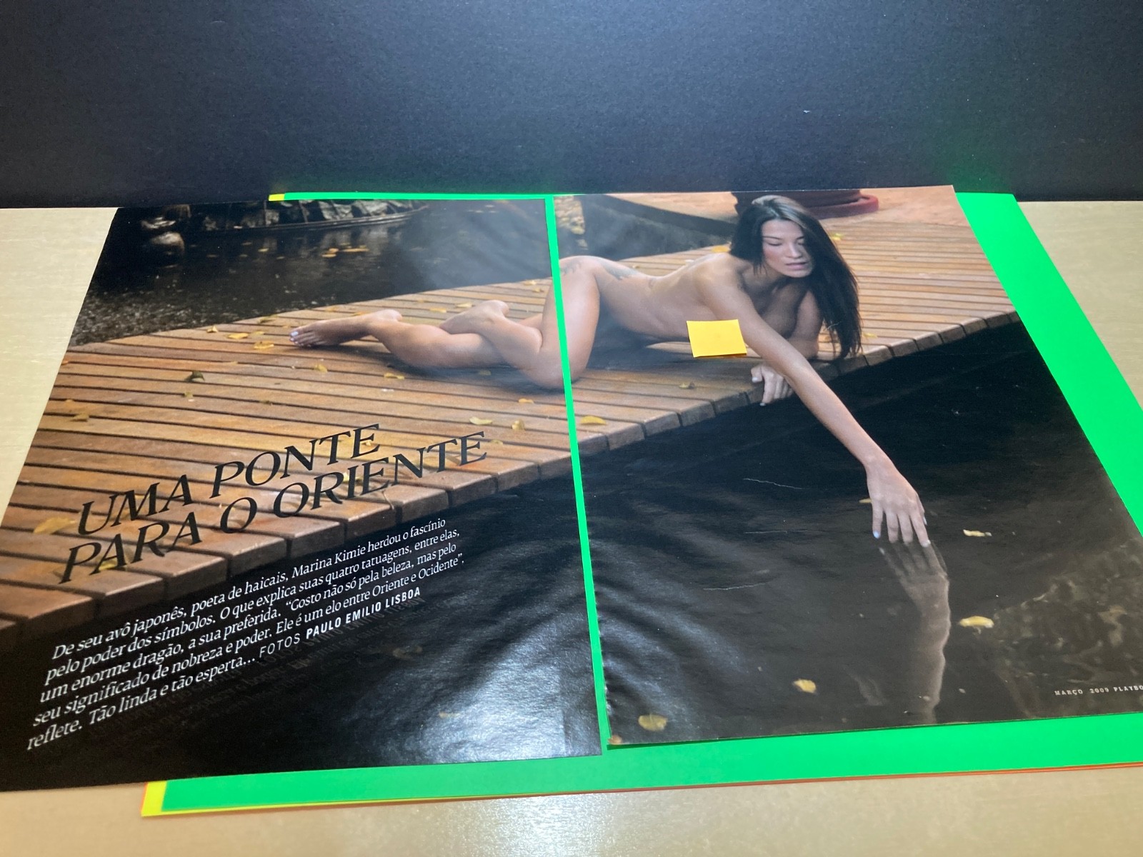 2009   Vintage Original  Print Ad    Portugal   UMA PONTE  (4-PAGES)   Foreign