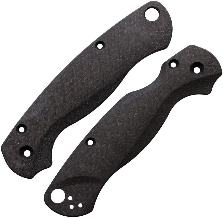 Flytanium Weave Carbon Fiber Lotus Handle Scales For Spyderco Paramilitary 2