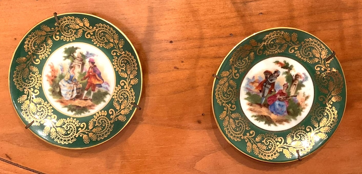 Vintage Limoges Veritable PorcelaineMiniature Plate from Limoge France