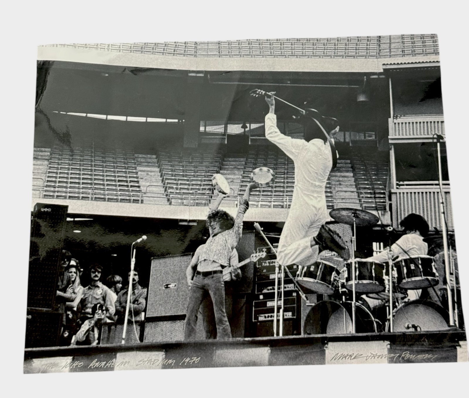 Mark James Powers - The Who At Anaheim Stadium, 1970 Signed, 20”x30” Mark James Powers - The Who At Anaheim Stadium, 1970 Signed, 20”x30”