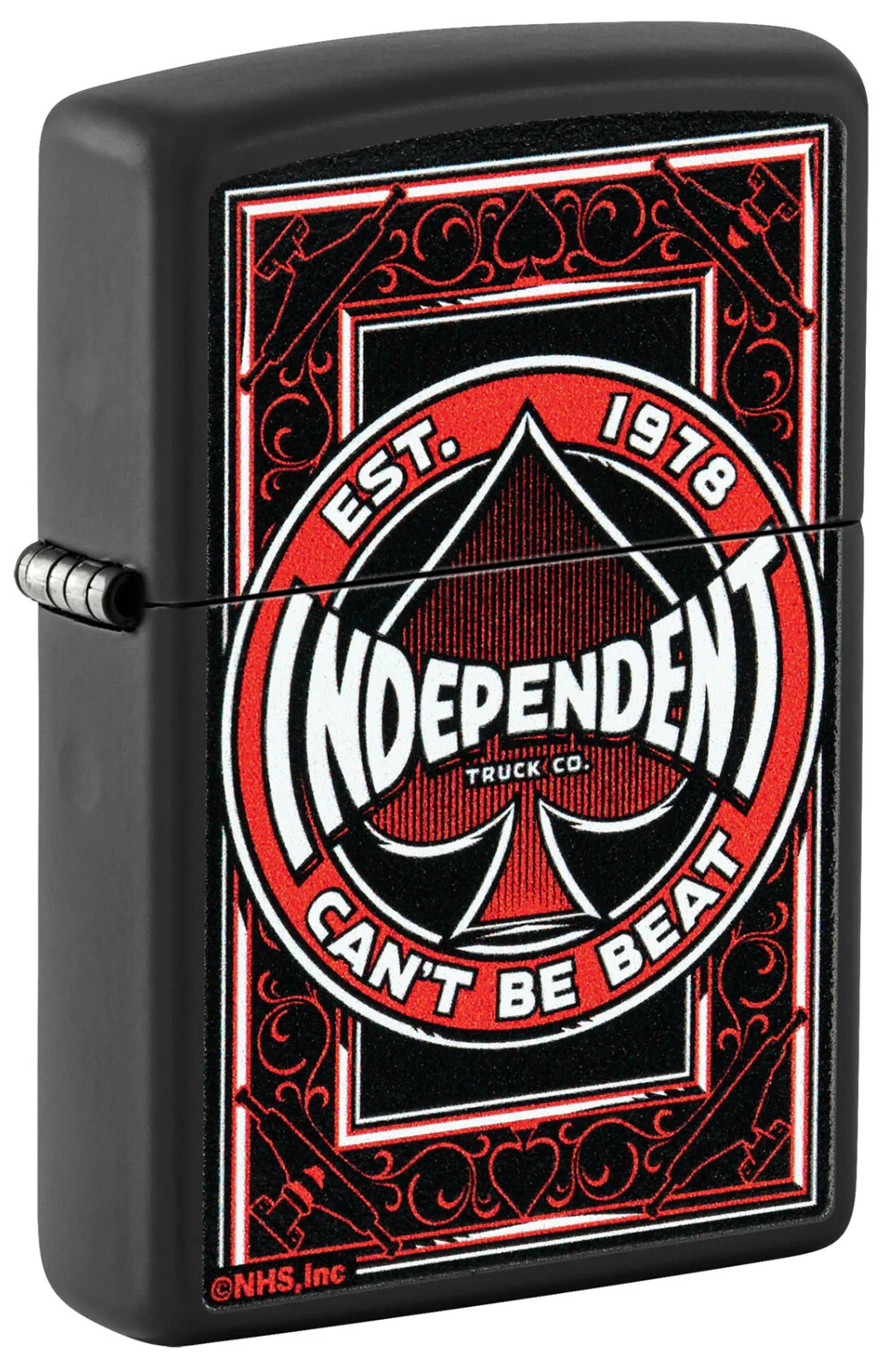Zippo Independent Trucks Design Black Matte Color Image 46308 Zippo Independent Trucks Design Black Matte Color Image 46308