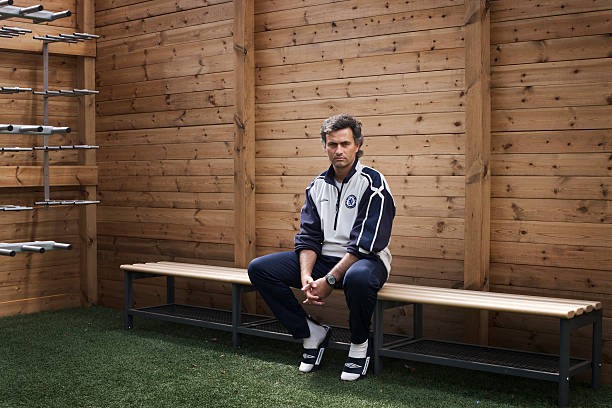 Football manager Jose Mourinho when he was manager of Chelsea foot- Old Photo 2