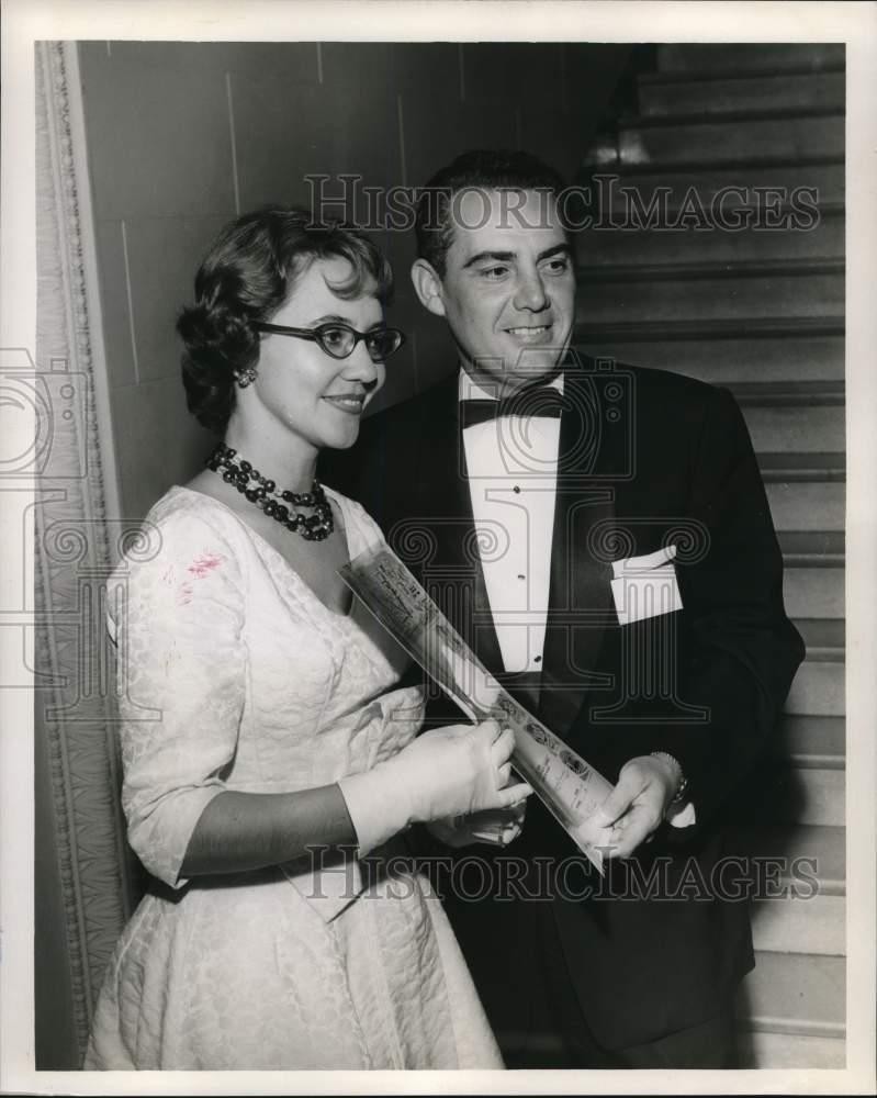 1959 Press Photo Mrs. James Fitzmorris and Mrs. Harold Thurman - noc91213 1959 Press Photo Mrs. James Fitzmorris and Mrs. Harold Thurman - noc91213