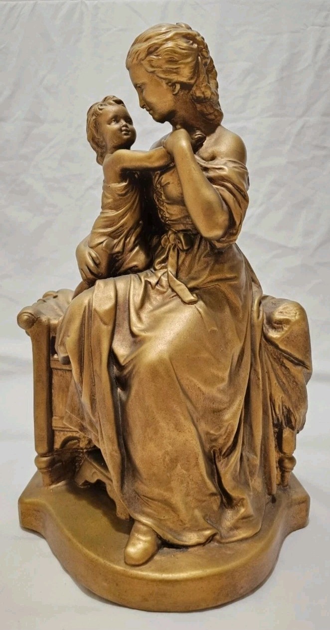 Vintage Mother & Child Statue by Artistic Royal Krafts #1805, 16” Tall Vintage Mother & Child Statue by Artistic Royal Krafts #1805, 16” Tall