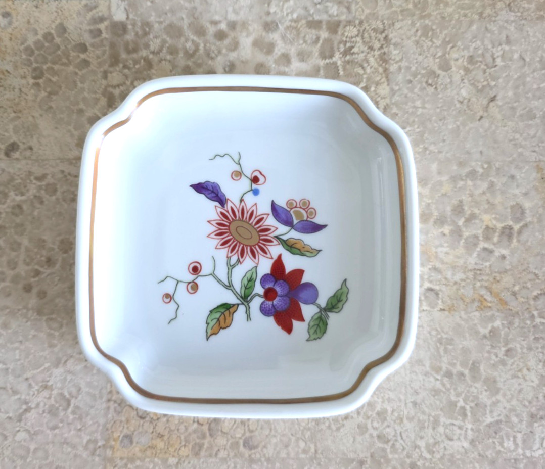 Richard Ginori Oriente Floral Butter Pat / Trinket Plate - Not Used -6 Available