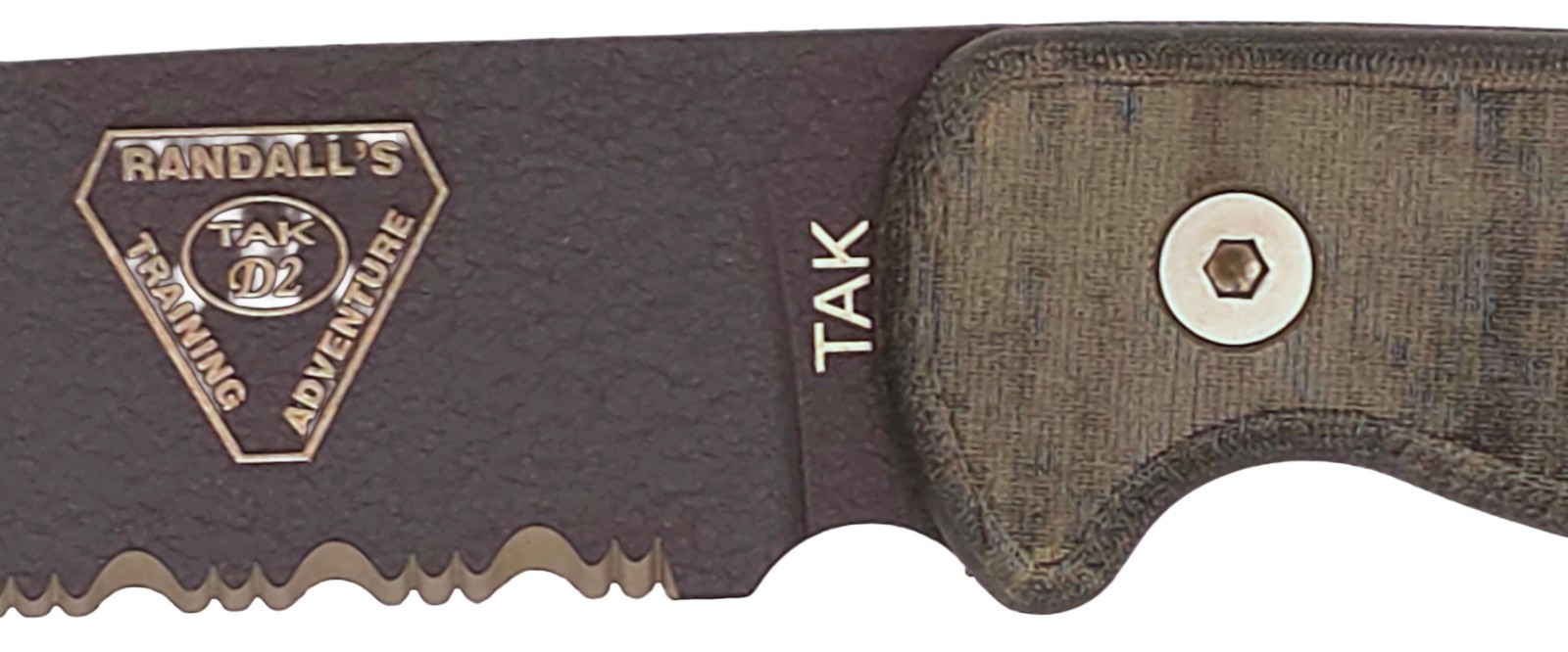 Ontario TAK-1 D2 Combo Micarta Randall USA NWOB