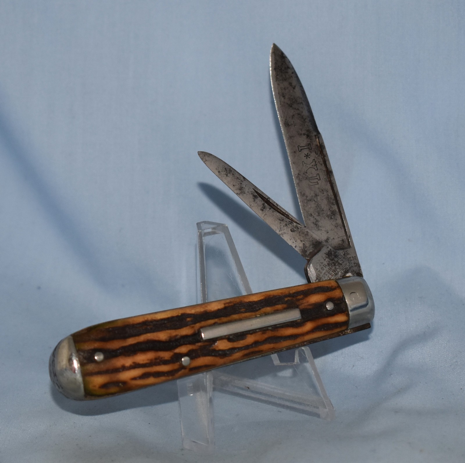 RARE VINTAGE IXL GEORGE WOSTENHOLM STAG JACK KNIFE RARE VINTAGE IXL GEORGE WOSTENHOLM STAG JACK KNIFE