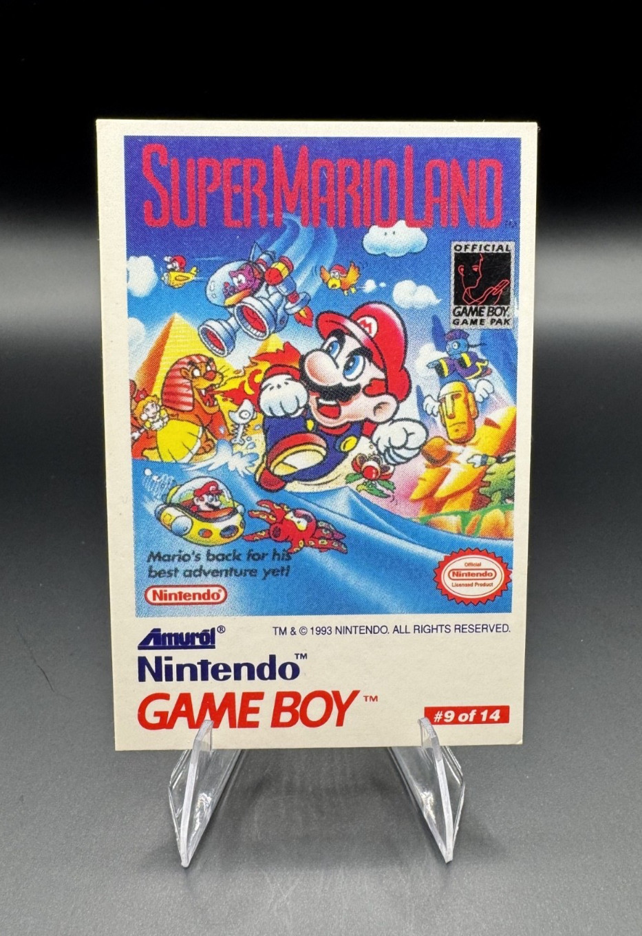 1993 Nintendo Game Boy Super Mario Land #9 of 14 Tip Card Amurol 1993 Nintendo Game Boy Super Mario Land #9 of 14 Tip Card Amurol