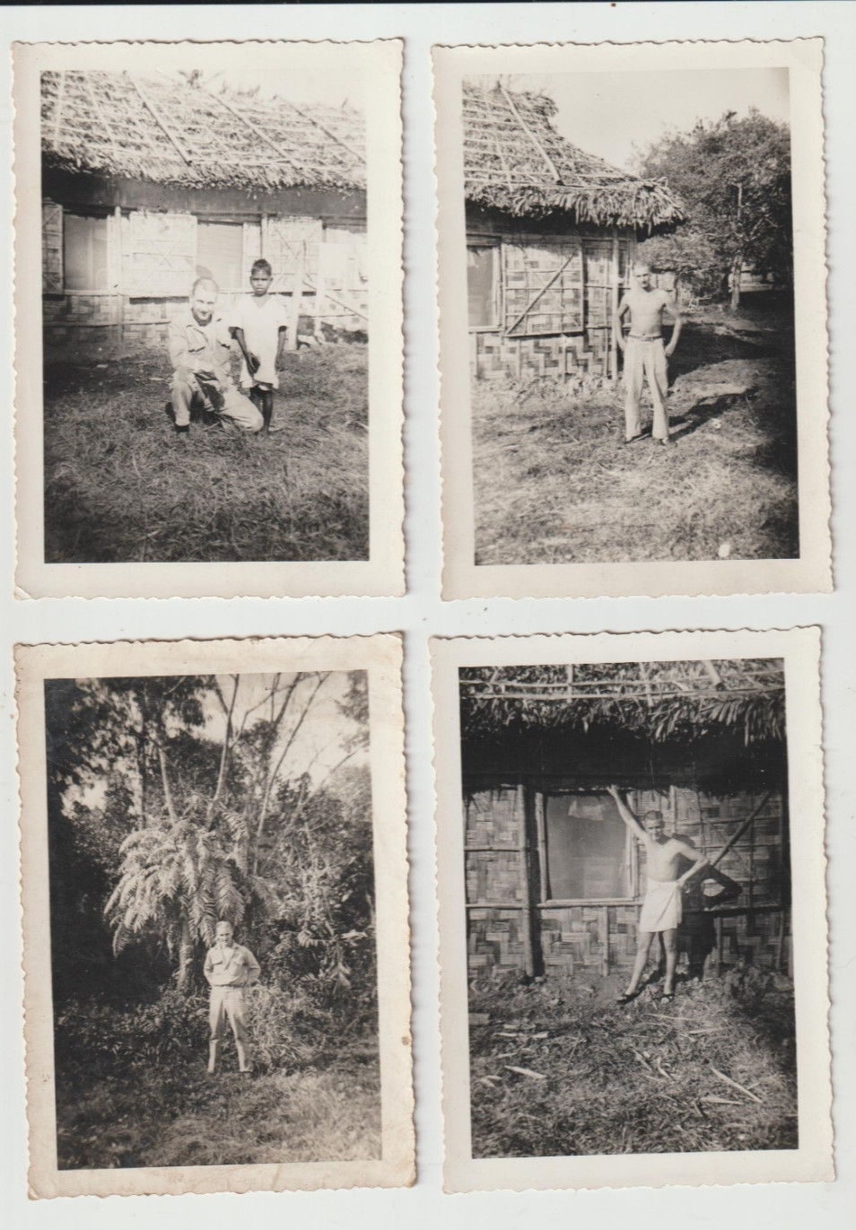 WW2 Photographs USA Service Man Uncle Aegis Somewhere in India c1943 Lot of 6 WW2 Photographs USA Service Man Uncle Aegis Somewhere in India c1943 Lot of 6
