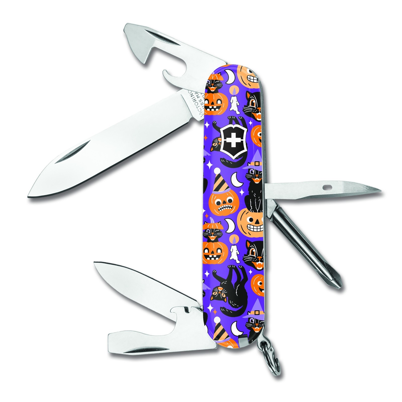 Victorinox Swiss Army HALLOWEEN VINTAGE CAT TINKER Knife Knives Multi Tool 220