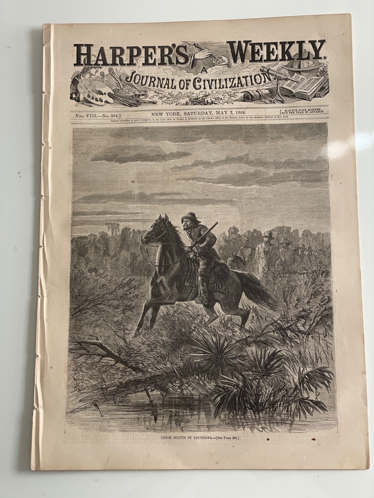 HARPER'S WEEKLY May 7, 1864 Negros Escaping out of Slavery Civil Rights HARPER'S WEEKLY May 7, 1864 Negros Escaping out of Slavery Civil Rights