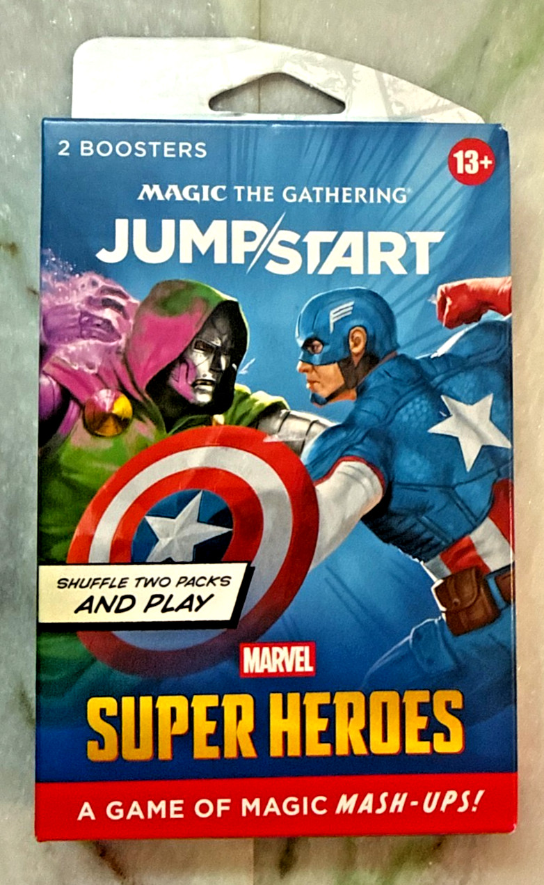 Sealed Brand New - MTG Marvel Superheroes Jumpstart Booster Box 2 Packs-40 Cards Sealed Brand New - MTG Marvel Superheroes Jumpstart Booster Box 2 Packs-40 Cards